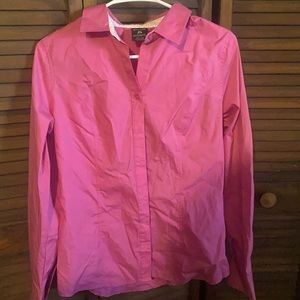 - - Rose pink button down shirt